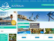 Tablet Screenshot of cairns-australia.com